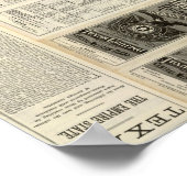 ヒューストンとテキサス州中央鉄道テキサス州経由 ポスター (角)