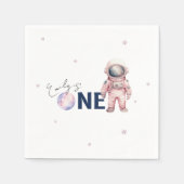 ヒューストンには1歳のパーティー・ナプキンスがいる スタンダードカクテルナプキン (正面)