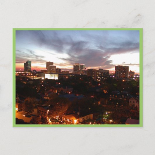 ヒューストンのグリーンウェイプラザエリアテキサス州 ポストカード (正面)