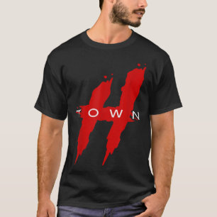 ヒューストンのシャツHTownハッスルタウンザHヒューストンテキサ Tシャツ