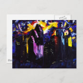 ヒューストンのスカイライン ポストカード (正面/裏面)