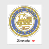 ヒューストンの封印テキサス州 シール (シート)