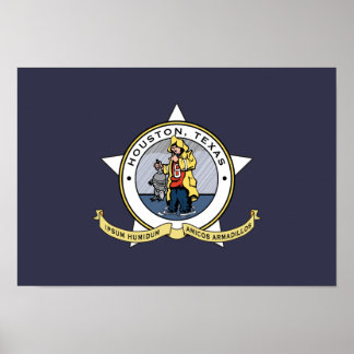 ヒューストンの新しい国旗のポスター ポスター