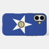ヒューストンの旗がデザインされたApple iPhone 16 Case-Mate iPhoneケース (裏面 (横))