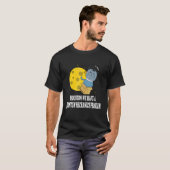 ヒューストンの猫の問題 量子力学 科学 物理学 Tシャツ (正面フル)