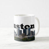 ヒューストンの空のヒューストンとのTXのスカイライン コーヒーマグカップ (正面右)