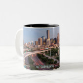 ヒューストンの誰かに ツートーンマグカップ (正面左)