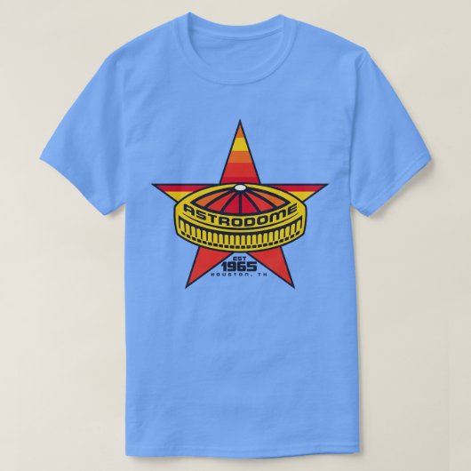 ヒューストンアストロドームアンヒェント野球場 Tシャツ (デザイン正面)