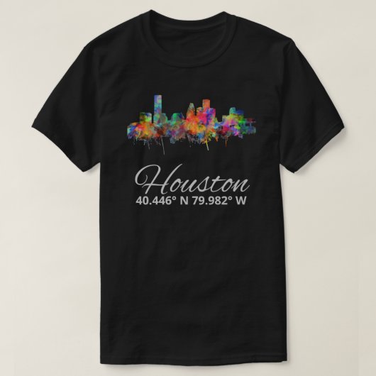 ヒューストンシティクラシックスカイラインTシャツ Tシャツ (デザイン正面)