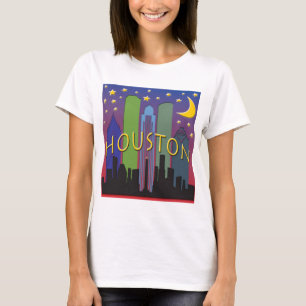 ヒューストンスカイラインの夜遊び Tシャツ