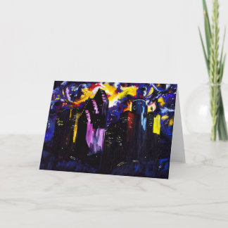 ヒューストンスカイラインの郵便はがき カード