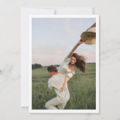 ヒューストンスカイライン結婚式招待状と写真 招待状 (裏面)