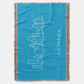 ヒューストンスカイライン スローブランケット (正面縦)