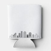 ヒューストンスタイル化スカイライン |の結婚クーラーボックス 缶クーラー (裏面)