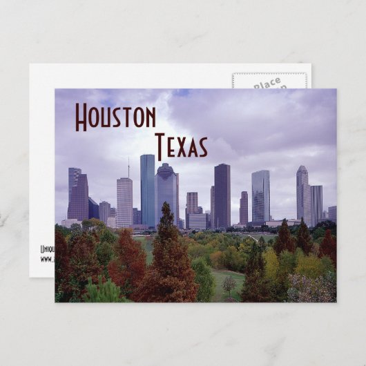 ヒューストンテキサス州はがき ポストカード (正面/裏面)