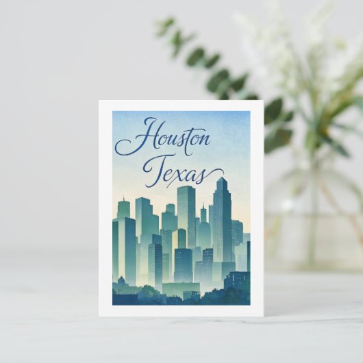 ヒューストンテキサス州はがき ポストカード (スタンド正面)