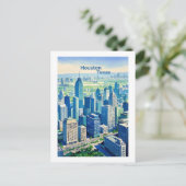 ヒューストンテキサス州はがき ポストカード (スタンド正面)