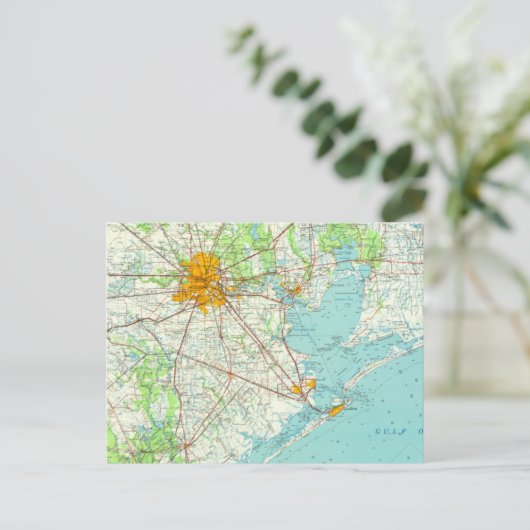 ヒューストンテキサス州はがき ポストカード (スタンド正面)