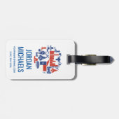 ヒューストンテキサス州アイコン ラゲッジタグ (裏面横)