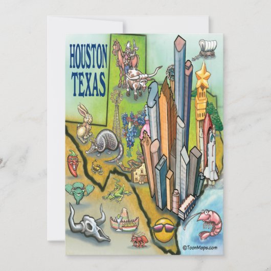 ヒューストンテキサス州カード カード (正面)