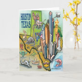 ヒューストンテキサス州カード カード (黄色い花)