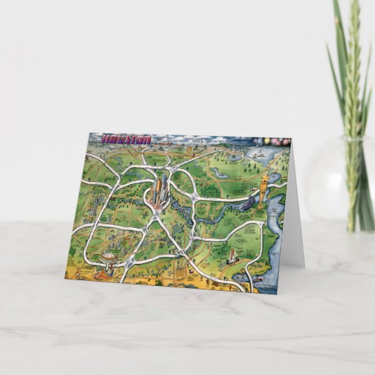 ヒューストンテキサス州カード カード (正面)