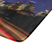 ヒューストンテキサス州シティスカイライン カッティングボード (角)