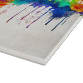 ヒューストンテキサス州スカイライン カッティングボード (角)