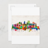 ヒューストンテキサス州スカイライン シーズンポストカード (正面/裏面)