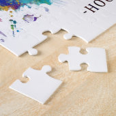 ヒューストンテキサス州スカイライン ジグソーパズル (側面)