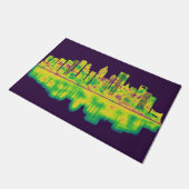 ヒューストンテキサス州スカイライン ドアマット (アングル)