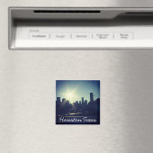 ヒューストンテキサス州スカイライン（マグネット） マグネット (インサイチュ (食洗機))