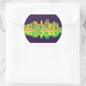 ヒューストンテキサス州スカイライン ラウンドシール (バッグ)