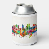 ヒューストンテキサス州スカイライン 缶クーラー (缶正面)