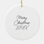 ヒューストンテキサス州ダウンタウンシティビュー抽象芸術アート セラミックオーナメント (裏面)