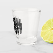 ヒューストンテキサス州ブラックインク ショットグラス (右)