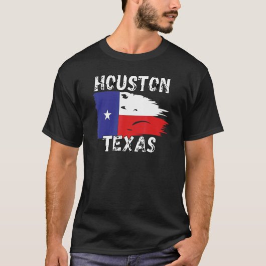 ヒューストンテキサス州ヴィンテージ土産 Tシャツ (正面)