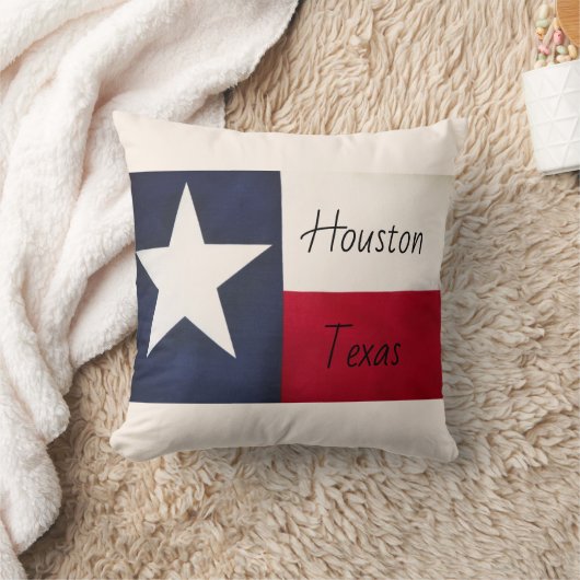 ヒューストンテキサス州装飾用クッション クッション (ブランケット)