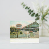 ヒューストンテキサス州1905グランドセントラルステーション ポストカード (スタンド正面)