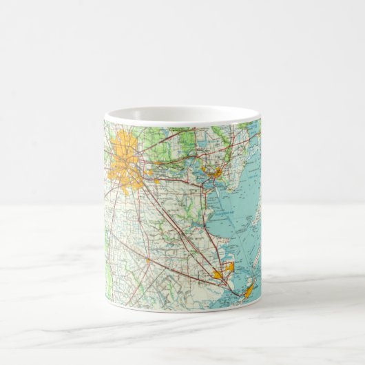 ヒューストンテキサス州 コーヒーマグカップ (中央)