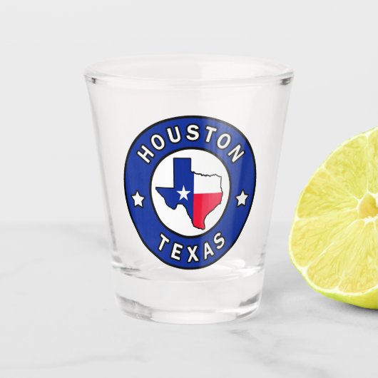 ヒューストンテキサス州 ショットグラス (正面)