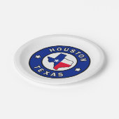 ヒューストンテキサス州 ペーパープレート (アングル)