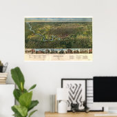 ヒューストンテキサス州... 1891 ポスター (ホームオフィス)