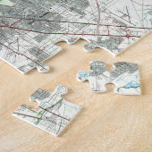 ヒューストンテキサス州Map (1992年) ジグソーパズル (側面)