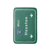 ヒューストンテキサス州txの州間幹線道路の高速道路の道: バスマット (正面縦)