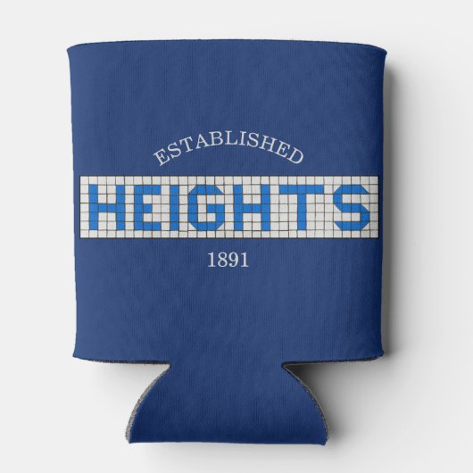 ヒューストンハイツブルーアンドホワイトタイル 缶クーラー (裏面)