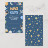 ヒューストンボーイシャワーおむつラッフルチケット エンクロージャーカード (正面/裏面)