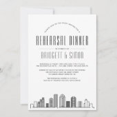 ヒューストンリハーサルディナー |スカイライン招待状 招待状 (正面)