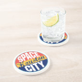 ヒューストンヴィンテージのラベル コースター (側面)