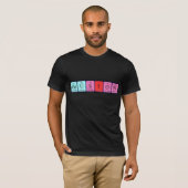 ヒューストン周期表名のシャツ Tシャツ (正面フル)